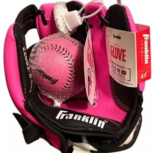 Franklin "My First Glove"  8.5" Pink Fielding Glove w/ Teeball